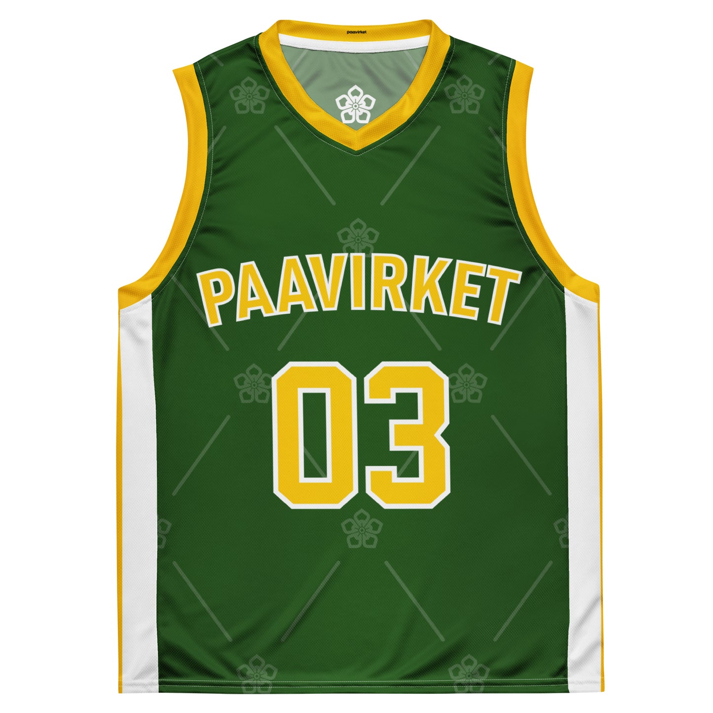 Paavirket unisex basketball jersey