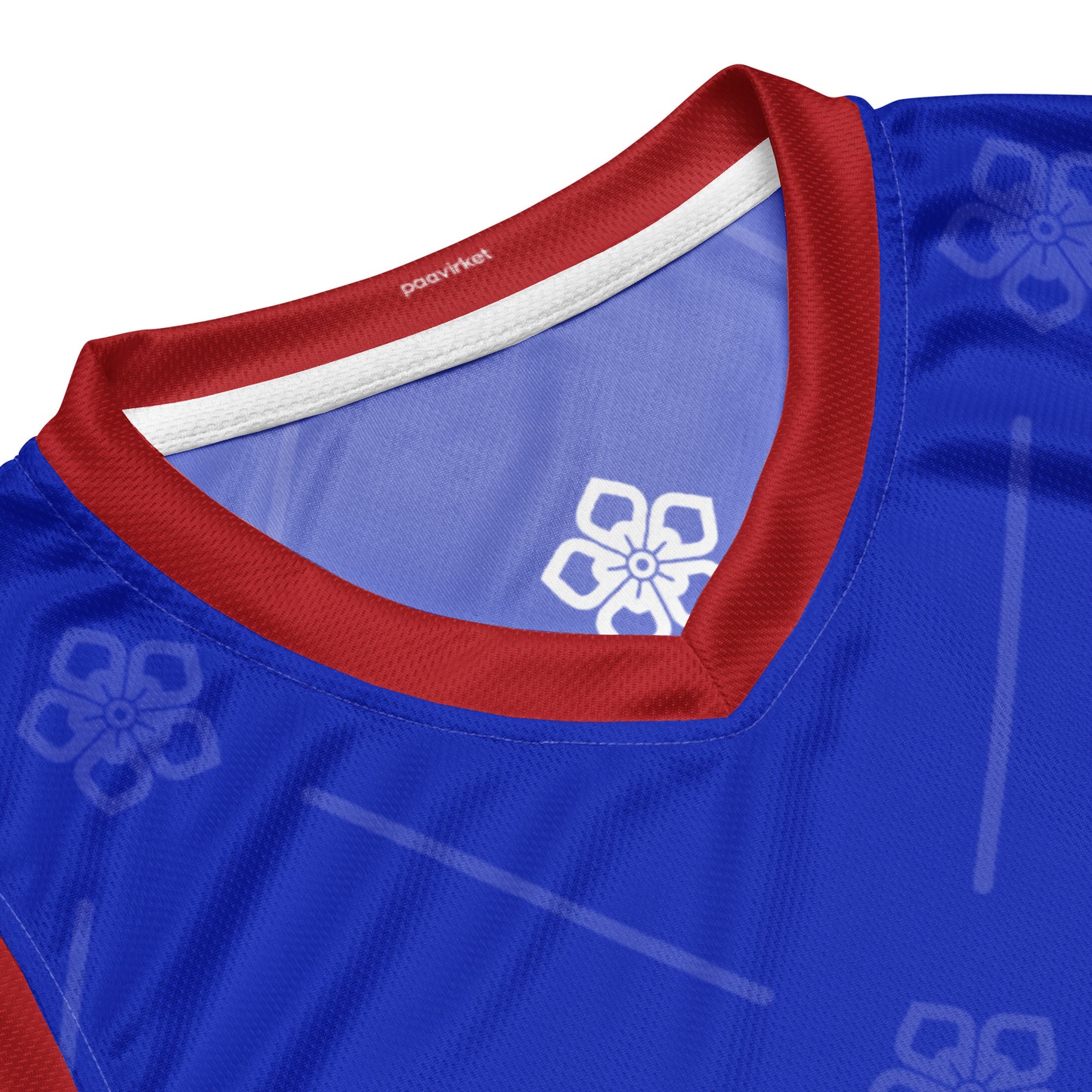 Embroidered unisex basketball jersey