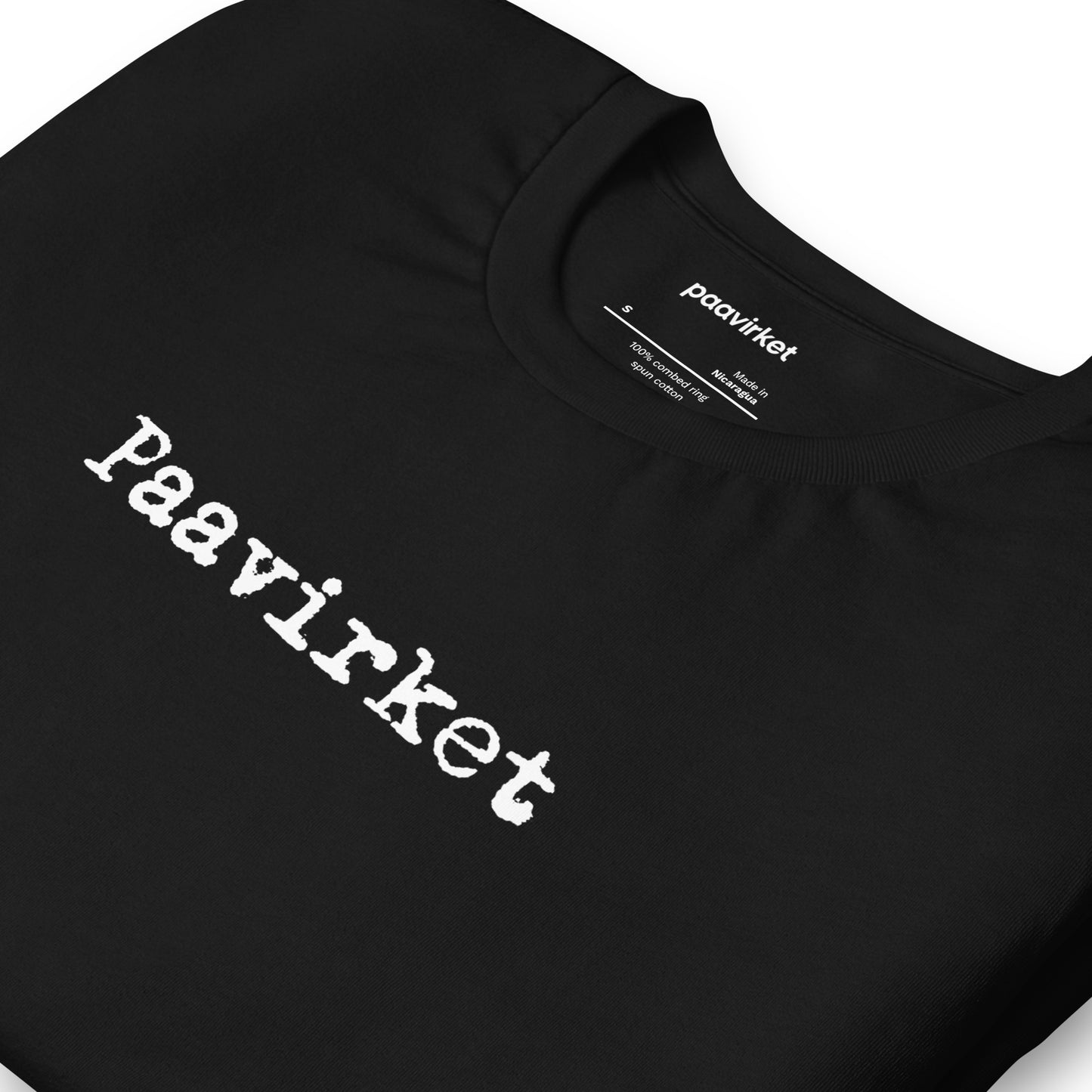 Paavirket Typewriter Unisex t-shirt
