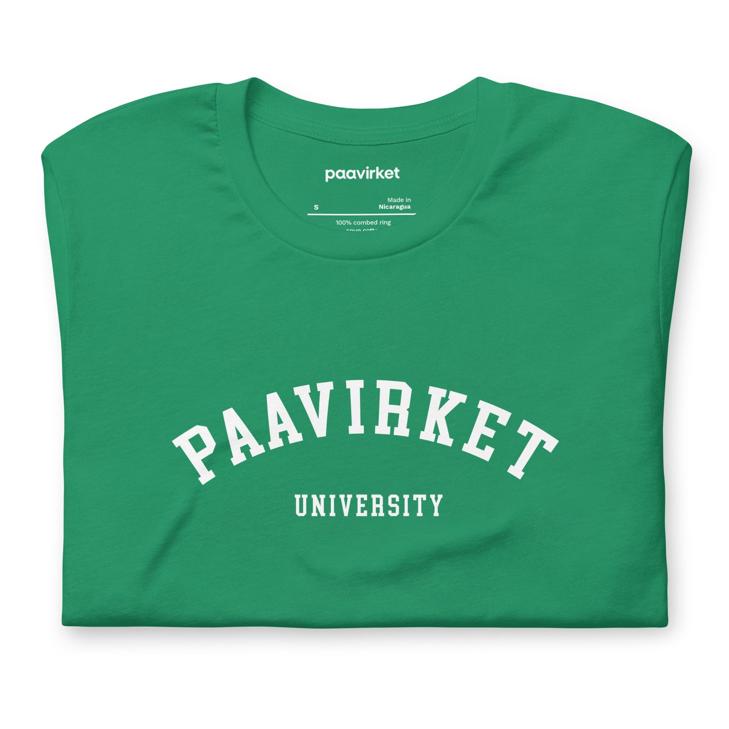 Paavirket University Unisex t-shirt