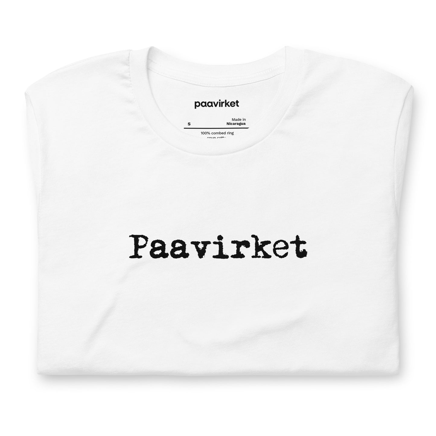 Paavirket Typewriter Unisex t-shirt