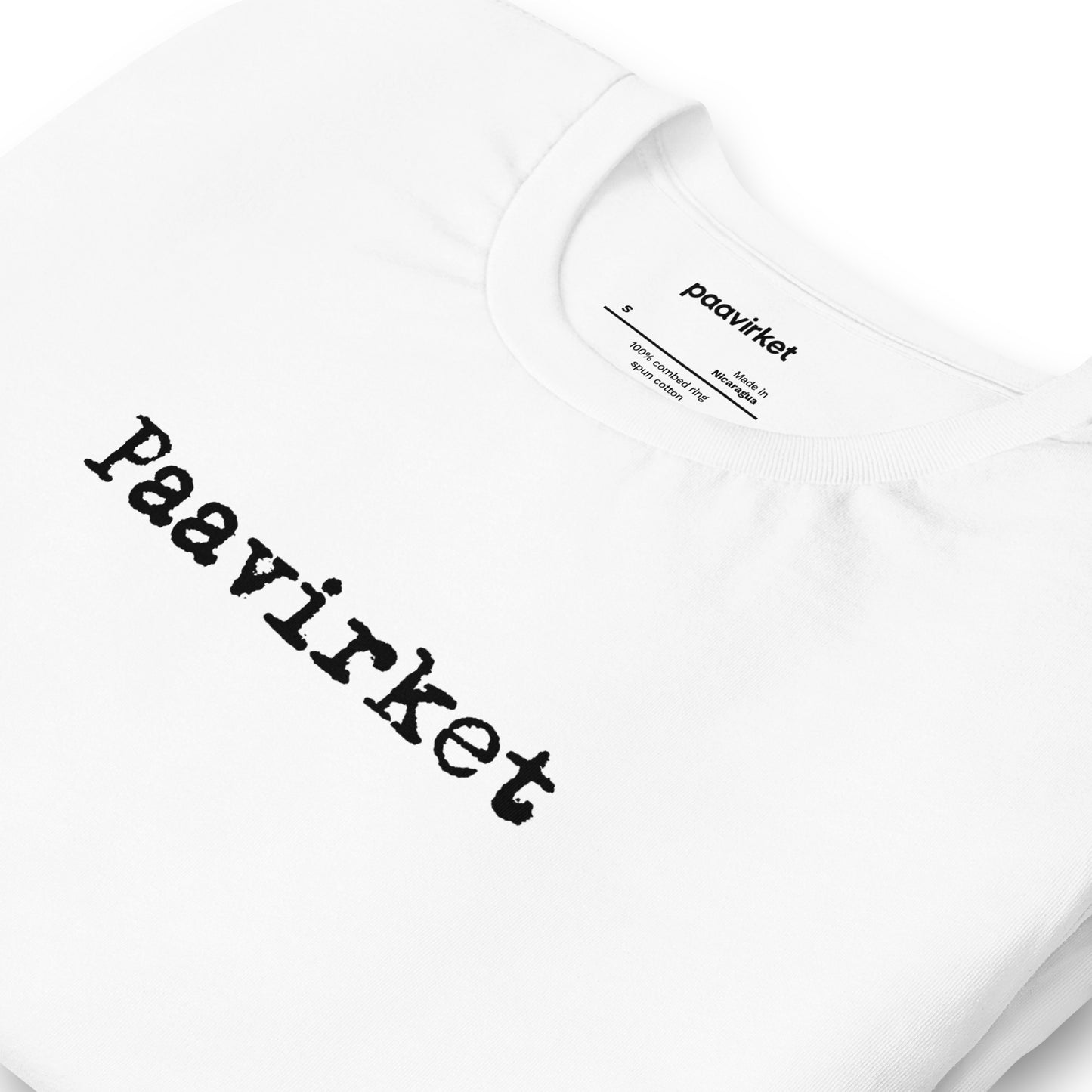 Paavirket Typewriter Unisex t-shirt