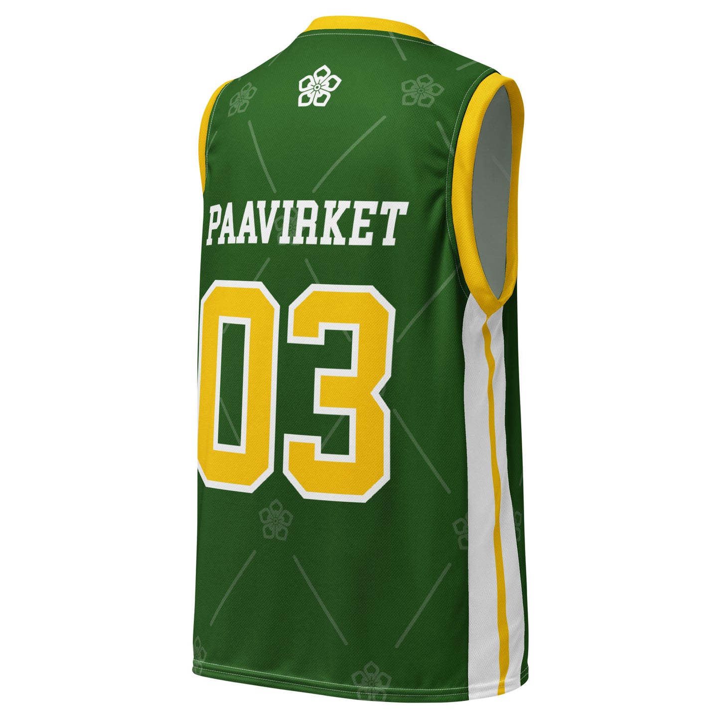 Embroidered unisex basketball jersey