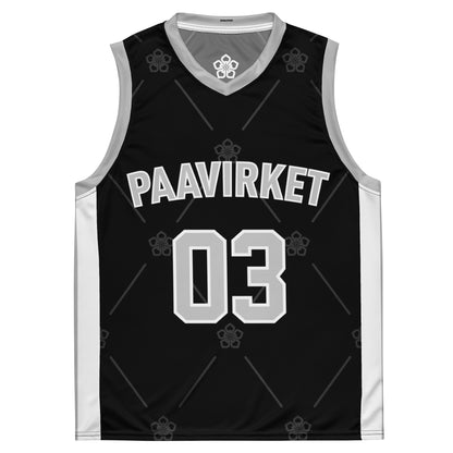 Embroidered unisex basketball jersey