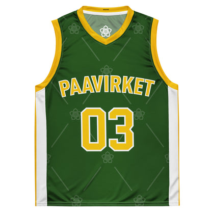 Embroidered unisex basketball jersey