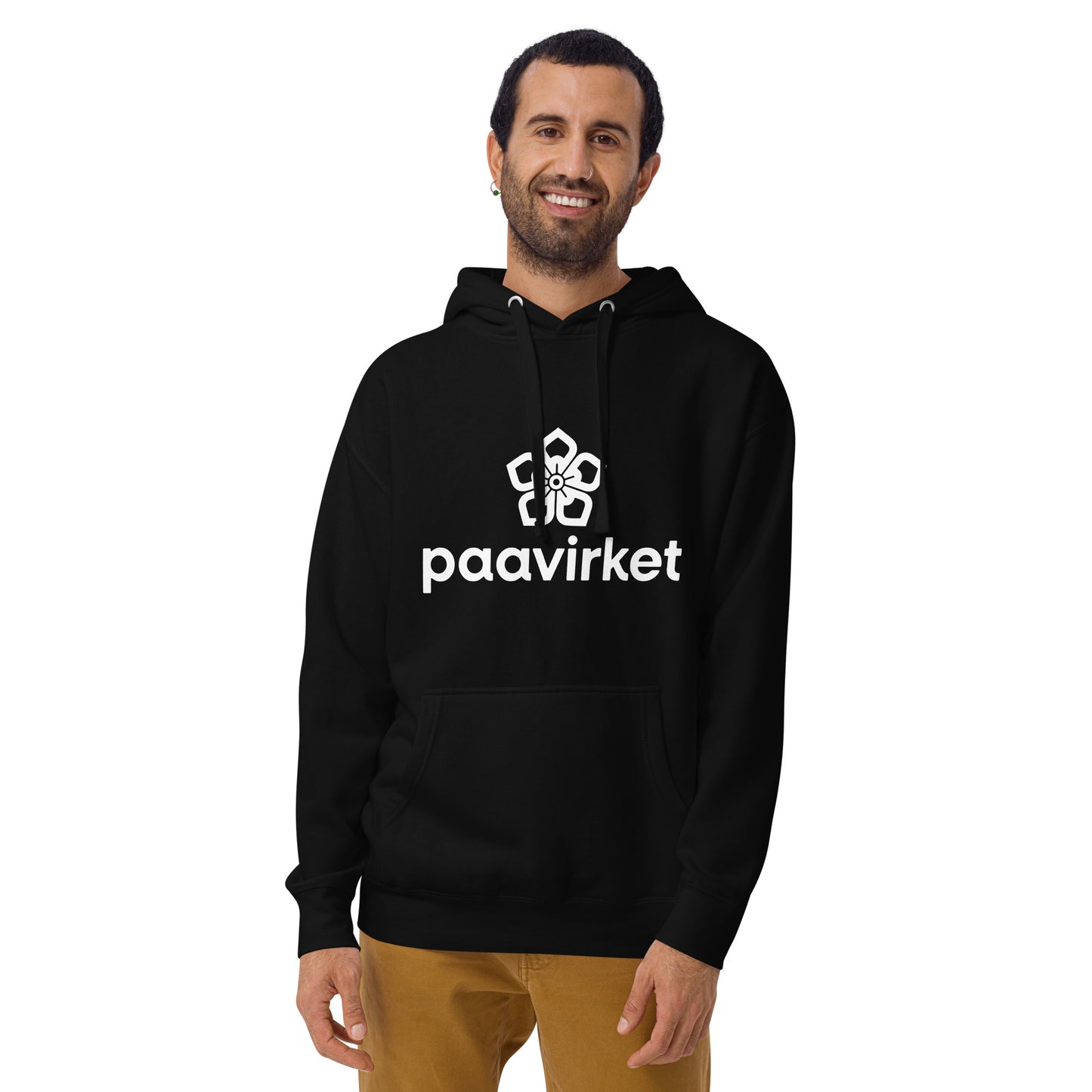 Paavirket Logo Big Unisex Hoodie