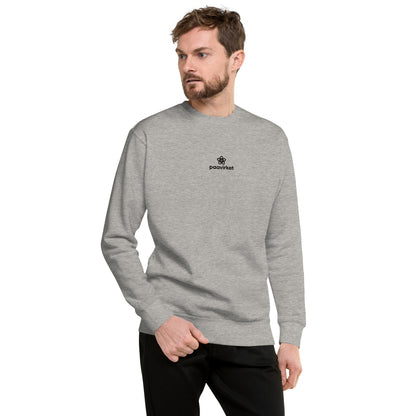 Paavirket Logo Small Unisex Premium Sweatshirt