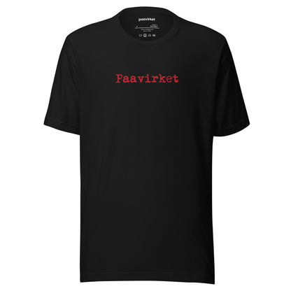 Paavirket Typewriter Unisex t-shirt