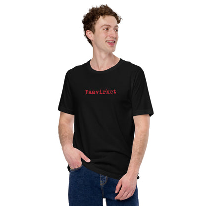 Paavirket Typewriter Unisex t-shirt