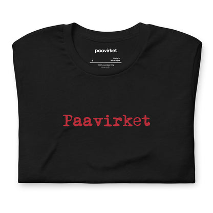 Paavirket Typewriter Unisex t-shirt