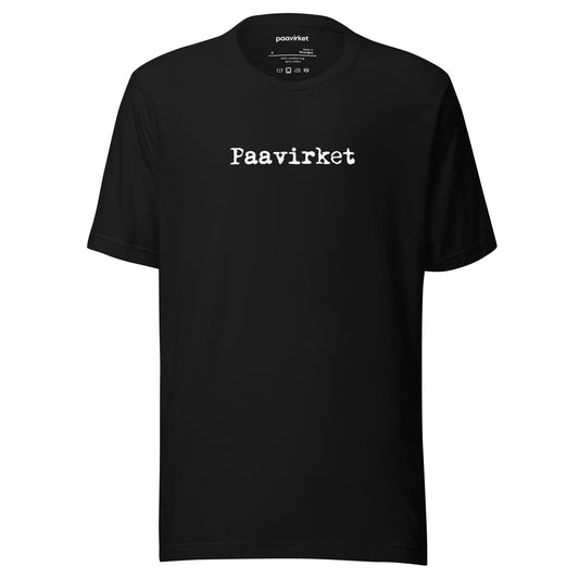 Paavirket Typewriter Unisex t-shirt