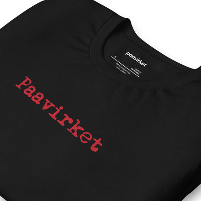 Paavirket Typewriter Unisex t-shirt