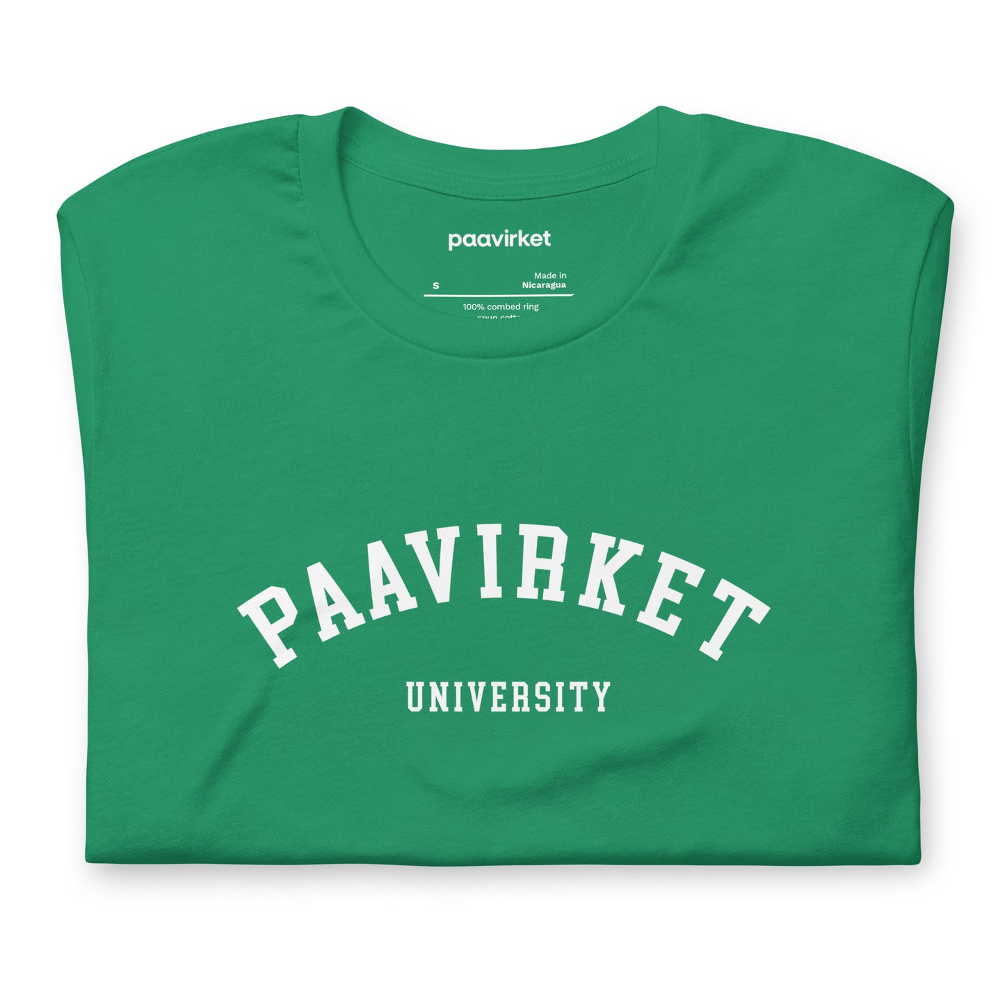 Paavirket University Unisex t-shirt