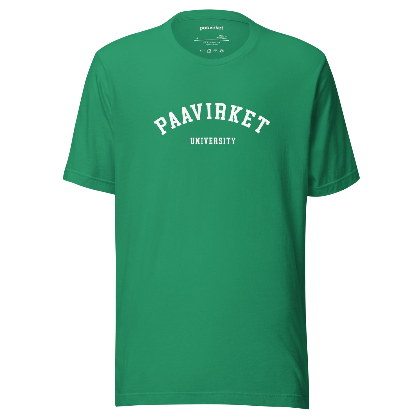 Paavirket University Unisex t-shirt