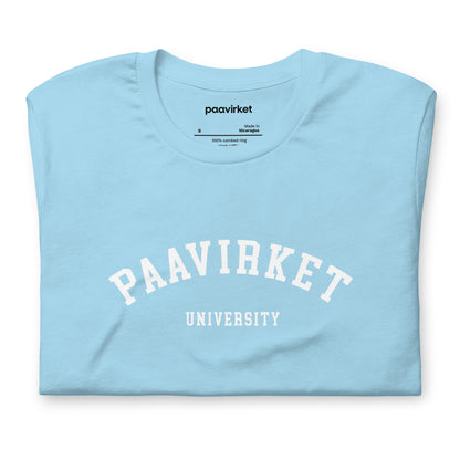 Paavirket University Unisex t-shirt