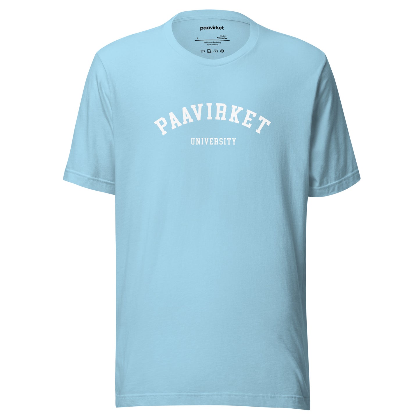 Paavirket University Unisex t-shirt