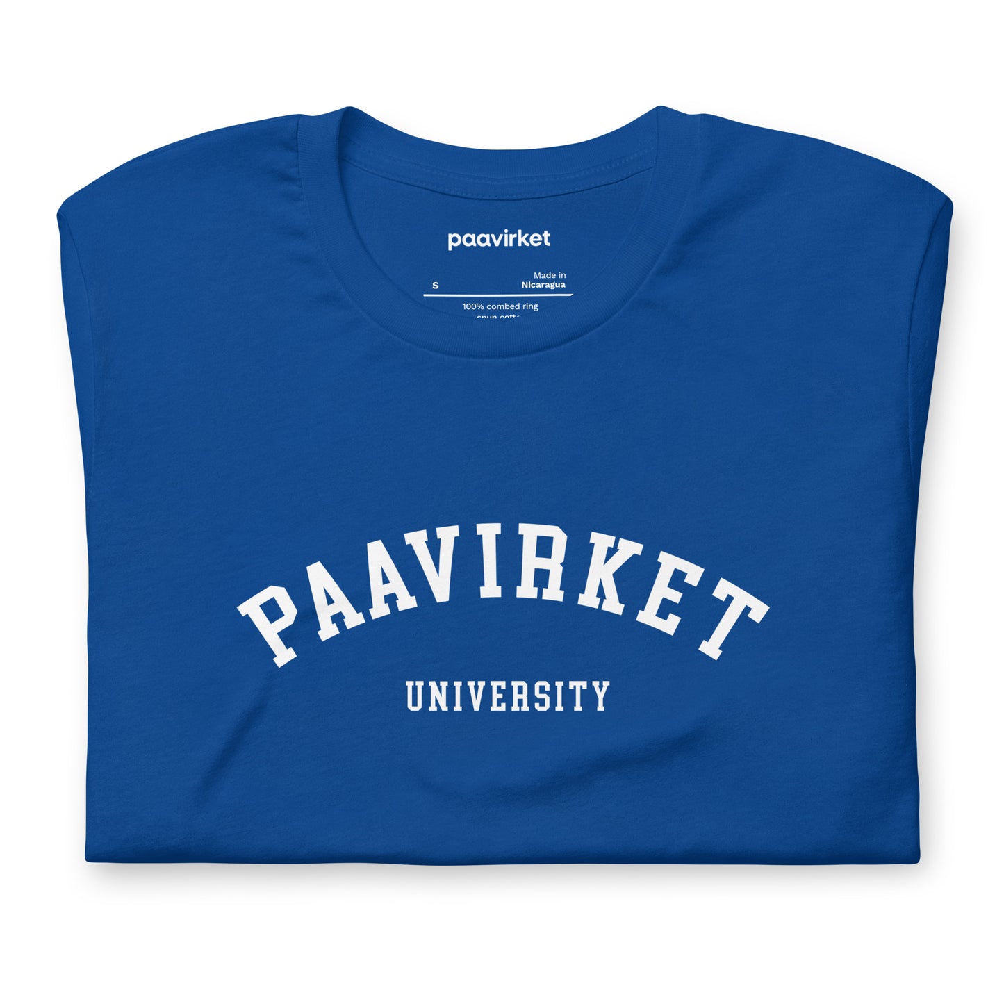 Paavirket University Unisex t-shirt