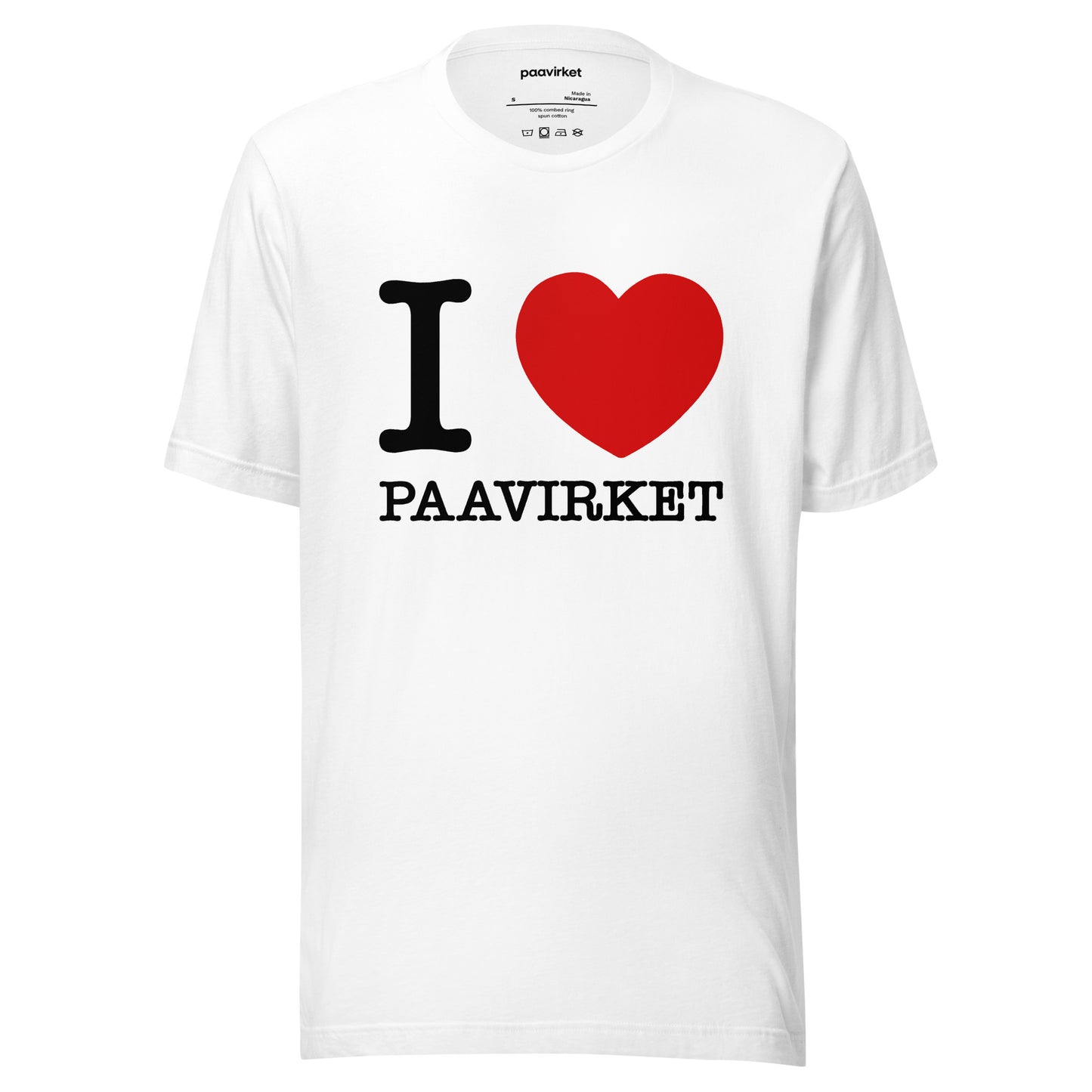 I Love Paavirket Unisex t-shirt