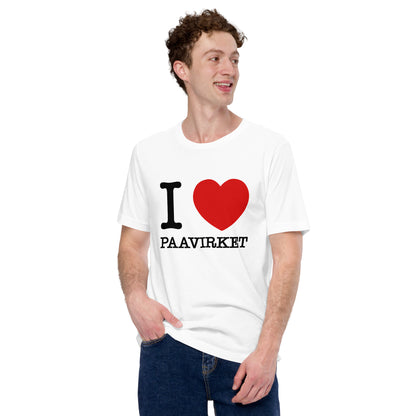 I Love Paavirket Unisex t-shirt