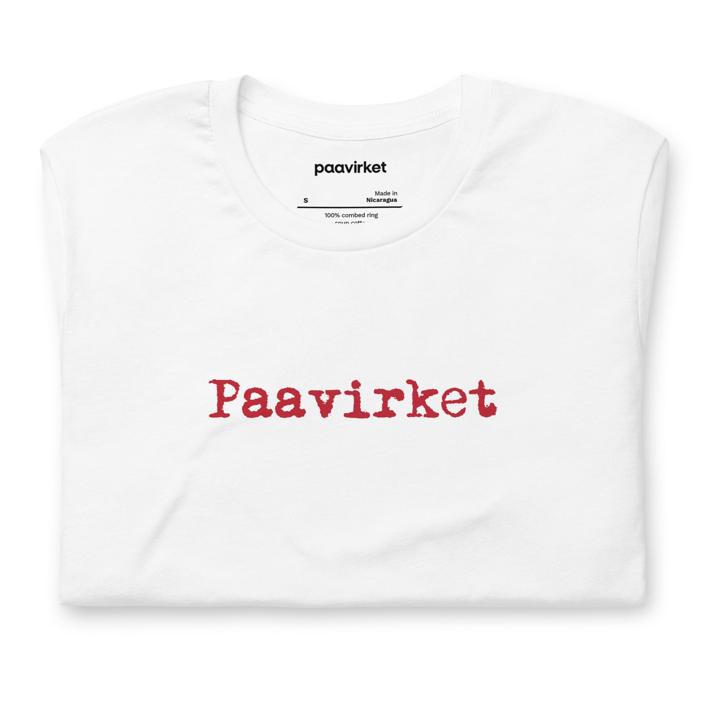 Paavirket Typewriter Unisex t-shirt