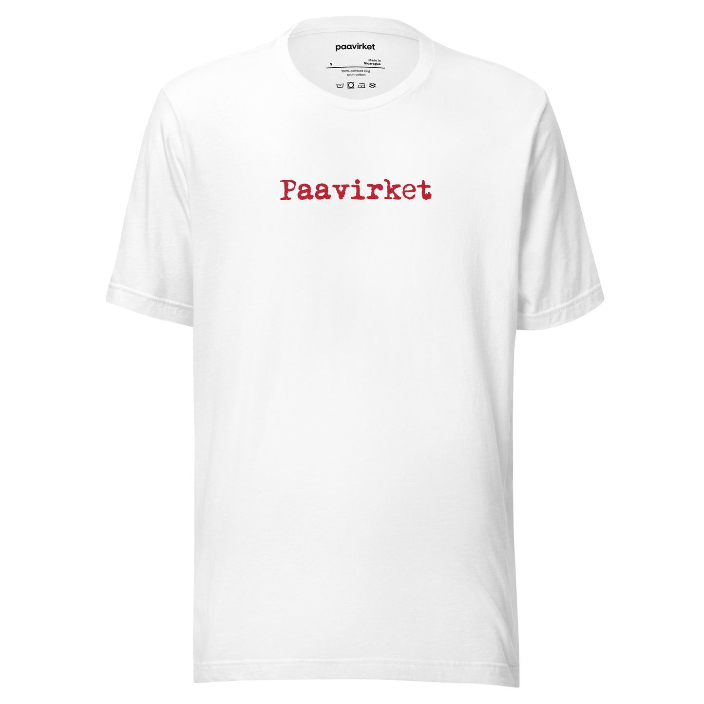 Paavirket Typewriter Unisex t-shirt