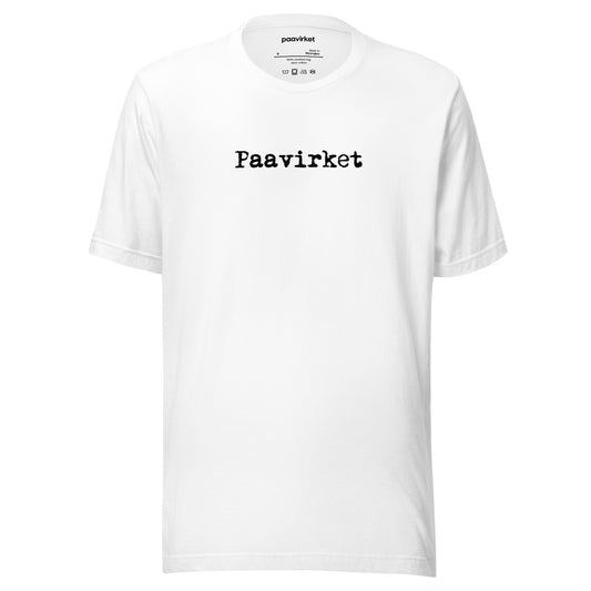 Paavirket Typewriter Unisex t-shirt