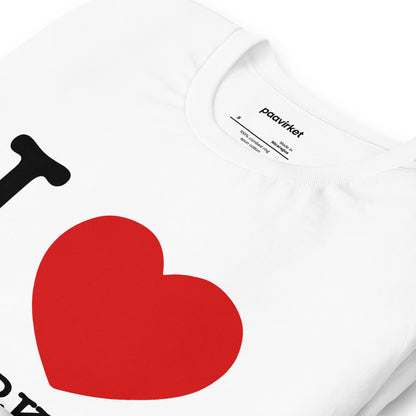 I Love Paavirket Unisex t-shirt